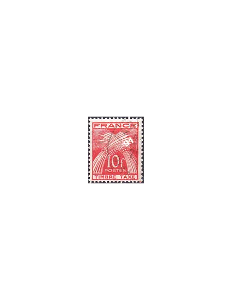 Timbre Taxe n° 86 oblitéré, collection timbres France
