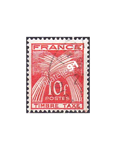Timbre Taxe n° 86 oblitéré, collection timbres France