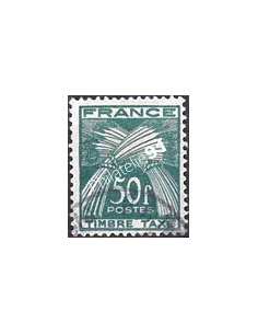 Timbre Taxe n° 88 oblitéré, collection timbres France