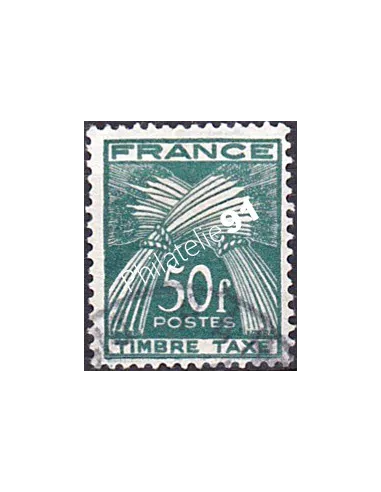 Timbre Taxe n° 88 oblitéré, collection timbres France