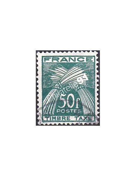 Timbre Taxe n° 88 oblitéré, collection timbres France