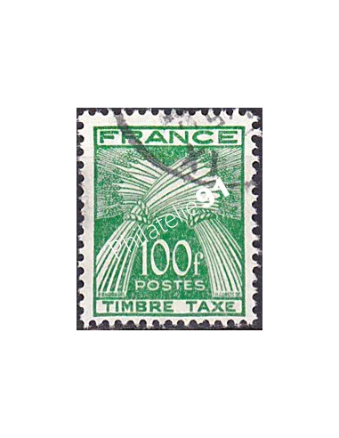 Timbre Taxe n° 89 oblitéré, collection timbres France