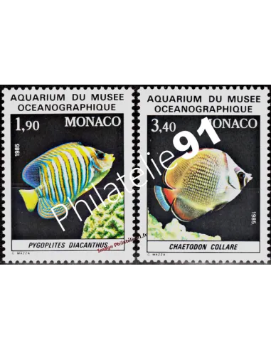 MONACO - n° 1541 à 1542 ** - Poissons du Musée océanographique