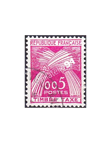 Timbre Taxe n° 90 oblitéré, collection timbres France