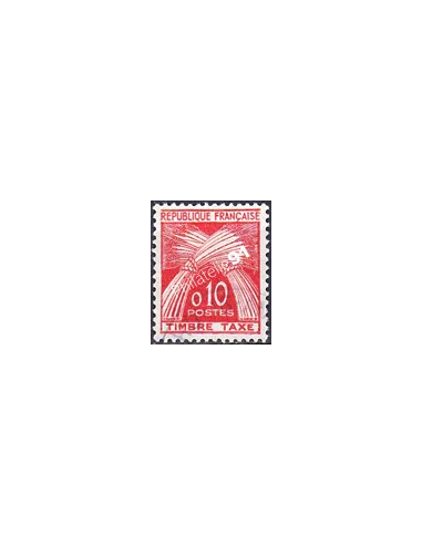 Timbre Taxe n° 91 oblitéré, collection timbres France