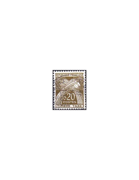 Timbre Taxe n° 92 oblitéré, collection timbres France