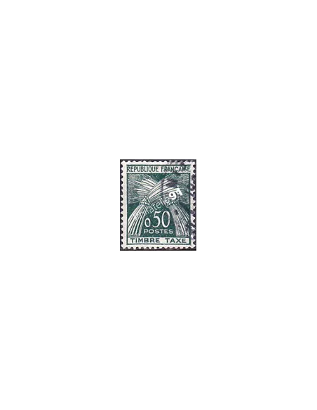 Timbre Taxe n° 93 oblitéré, collection timbres France