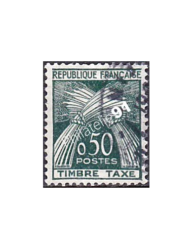 Timbre Taxe n° 93 oblitéré, collection timbres France