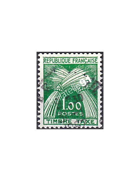Timbre Taxe n° 94 oblitéré, collection timbres France