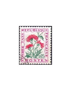 Timbre Taxe n° 95 oblitéré, collection timbres France