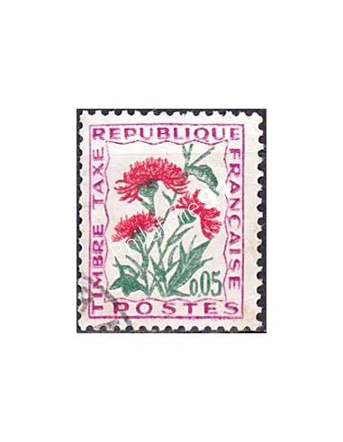 Timbre Taxe n° 95 oblitéré, collection timbres France