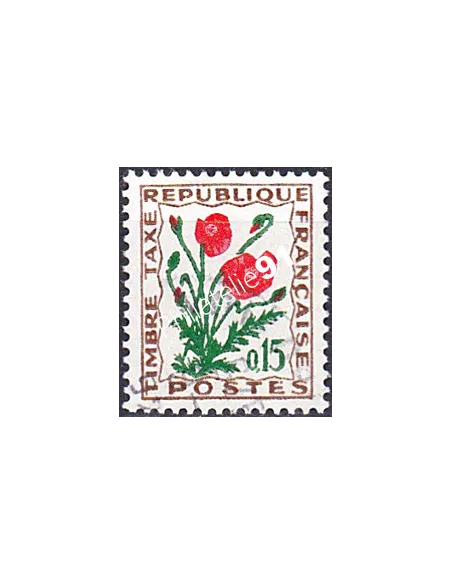 Timbre Taxe n° 97 oblitéré, collection timbres France