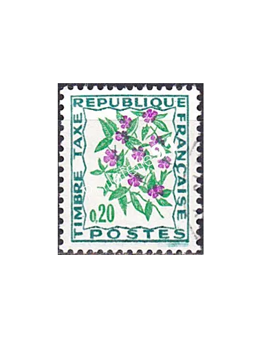 Timbre Taxe n° 98 oblitéré, collection timbres France