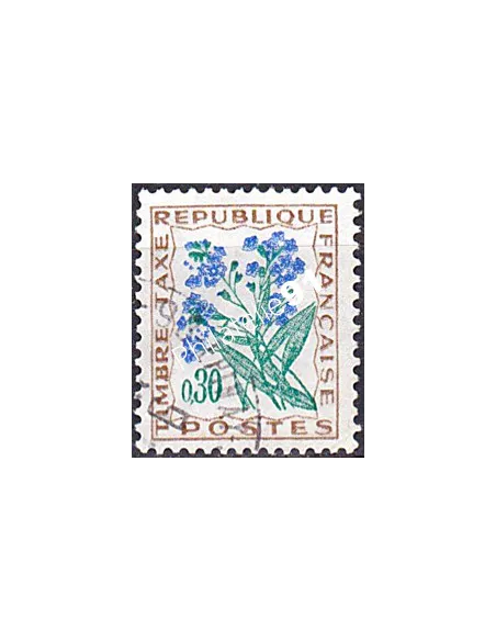 Timbre Taxe n° 99 oblitéré, collection timbres France