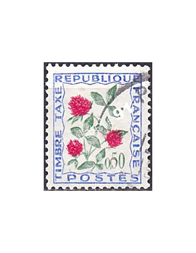 Timbre Taxe n° 101 oblitéré, collection timbres France