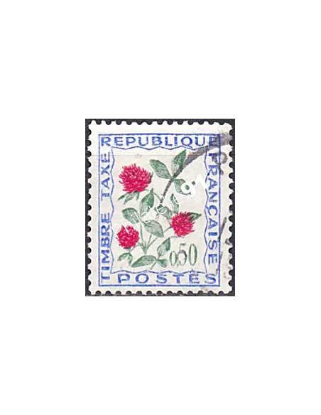 Timbre Taxe n° 101 oblitéré, collection timbres France
