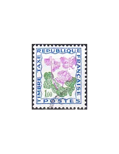 Timbre Taxe n° 102 oblitéré, collection timbres France