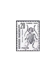 Timbre Taxe n° 104 oblitéré, collection timbres France