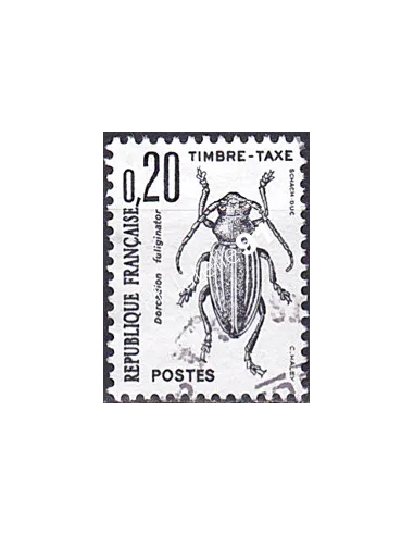 Timbre Taxe n° 104 oblitéré, collection timbres France