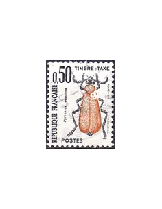 Timbre Taxe n° 105 oblitéré, collection timbres France