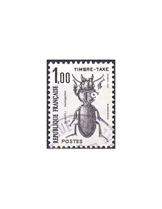 Timbre Taxe n° 106 oblitéré, collection timbres France