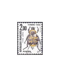 Timbre Taxe n° 107 oblitéré, collection timbres France