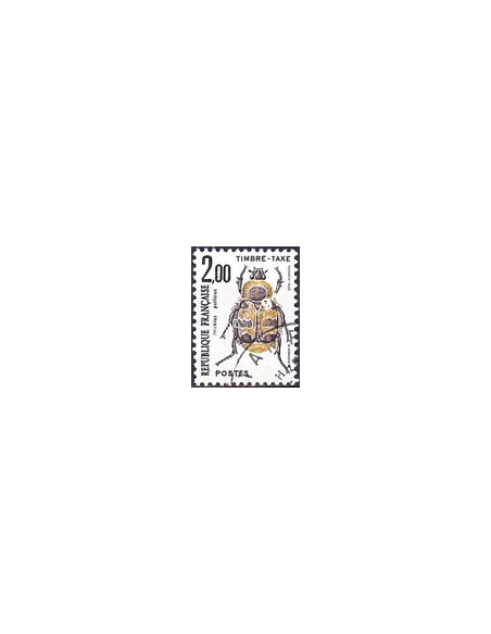 Timbre Taxe n° 107 oblitéré, collection timbres France