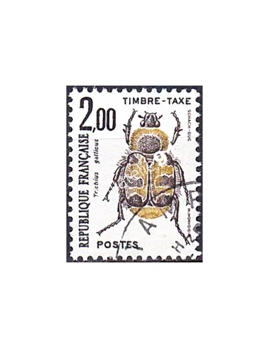 Timbre Taxe n° 107 oblitéré, collection timbres France
