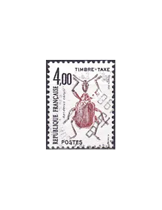 Timbre Taxe n° 108 oblitéré, collection timbres France