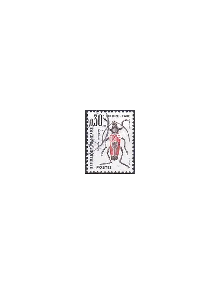 Timbre Taxe n° 109 oblitéré, collection timbres France