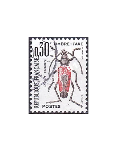 Timbre Taxe n° 109 oblitéré, collection timbres France