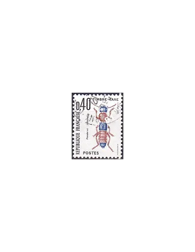 Timbre Taxe n° 110 oblitéré, collection timbres France