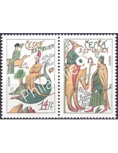 Rép.-Tcheque, n° 35 à 36, en paire, EUROPA 1994, collection timbre Europe