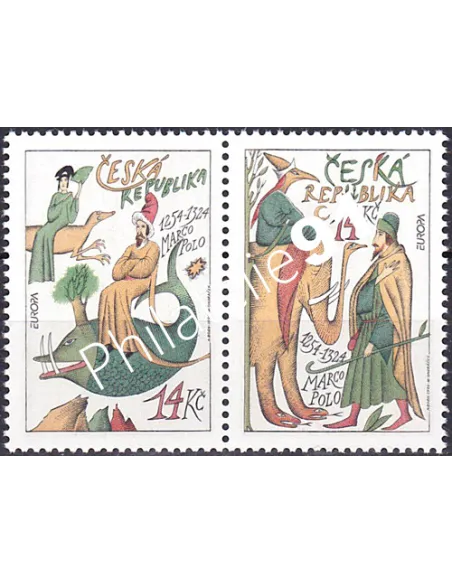 Rép.-Tcheque, n° 35 à 36, en paire, EUROPA 1994, collection timbre Europe