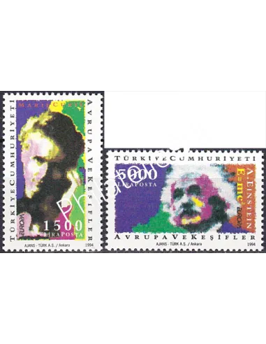 Turquie, n° 2765 à 2766, EUROPA 1994, collection timbre Europe