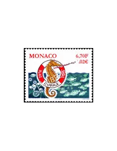 Timbre de Monaco n° 2284 - Thématique : animaux