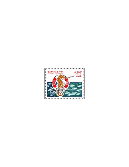 Timbre de Monaco n° 2284 - Thématique : animaux