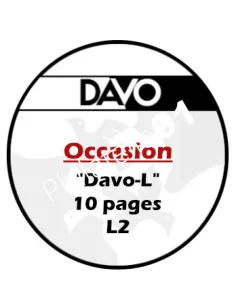 DAVO, Lot de 10 pages L2 , "Davo-L", matériel Occasion