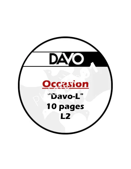 DAVO, Lot de 10 pages L2 , "Davo-L", matériel Occasion