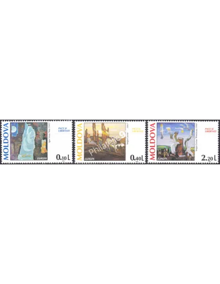 Moldavie, n° 135 à 137, EUROPA 1995, collection timbre Europe