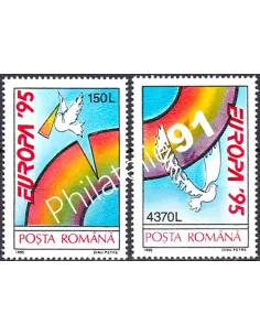 Roumanie, n° 4244 à 4245, EUROPA 1995, collection timbre Europe