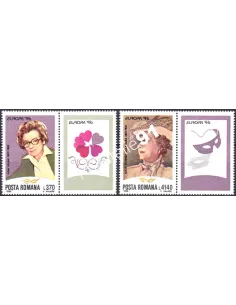 Timbres de Roumanie n° 4302 à 4303, EUROPA 1996, collection timbre Europe
