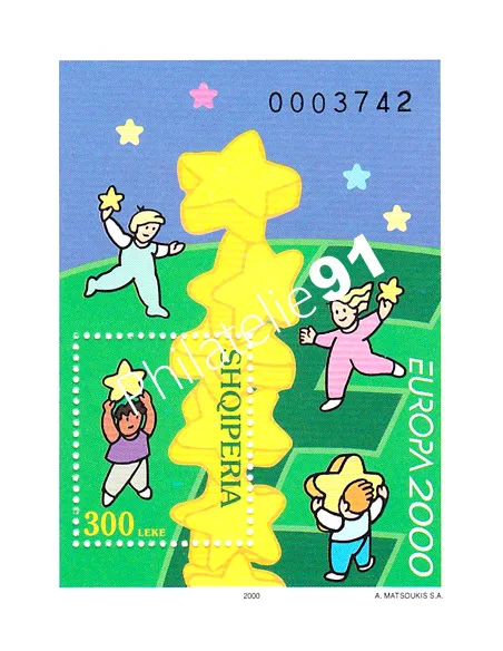 Albanie, Bloc n° 96, collection timbres Europe