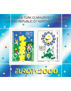 Chypre Turc, Bloc n° 18, collection timbres Europe