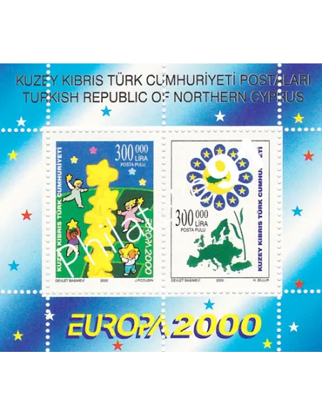Chypre Turc, Bloc n° 18, collection timbres Europe