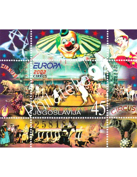 Yougoslavie, Bloc n° 54, collection timbres Europe