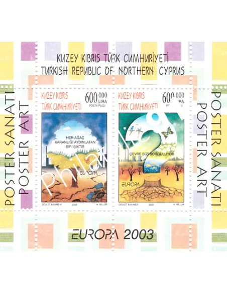 Chypre Turc, Bloc n° 20, collection timbres Europe