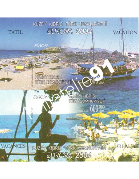 Chypre Turc, Bloc n° 21A, Non Dentelé, collection timbres Europe