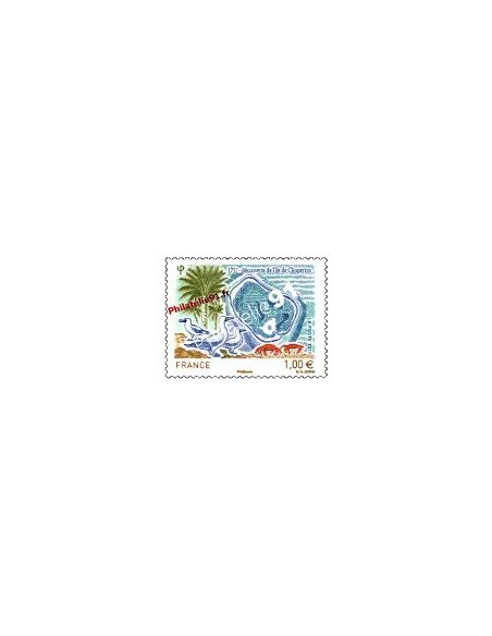 Timbre de France n° 4611 - 1711, découverte de l'Ile de Clipperton