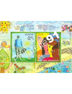 Monténégro, Bloc n° 5, collection timbres Europa